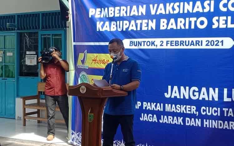 Bupati Barito Selatan Ingatkan Masyarakat Jangan Takut Divaksin COVID-19