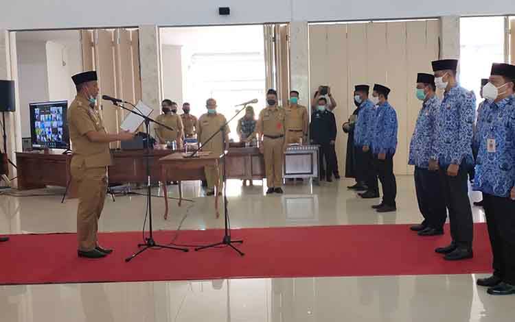 Pelantikan Pejabat Eselon di Sukamara untuk Tingkatkan Pelayanan Publik