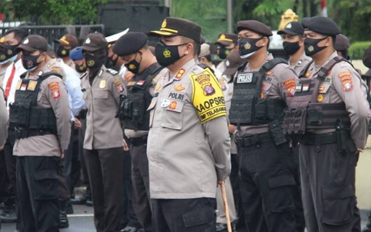 Kapolres Kotim Minta Anggota Terus Ingatkan Warga Terapkan Protokol Kesehatan