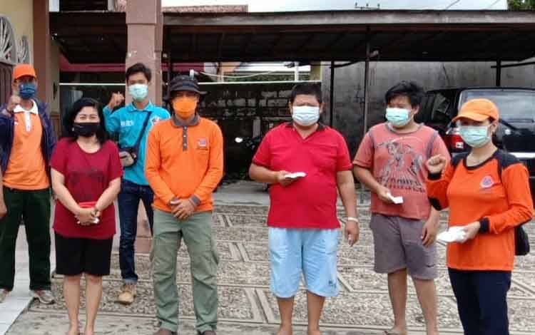 Pembagian Masker dari Satgas Covid-19 Kalteng Diapresiasi