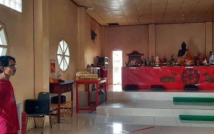 Jelang Imlek 2021, Tak Ada Persiapan Khusus di Vihara Graha Sailendra Pangkalan Bun