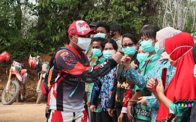 Pembukaan Infrastruktur Jalan Antardesa di Utara Kotim 30 Persen  Rampung