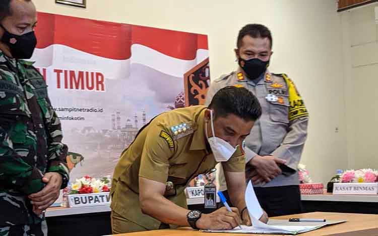 Desa Pantang Mundur di Kotim Fokus Menangani Pandemi Covid-19