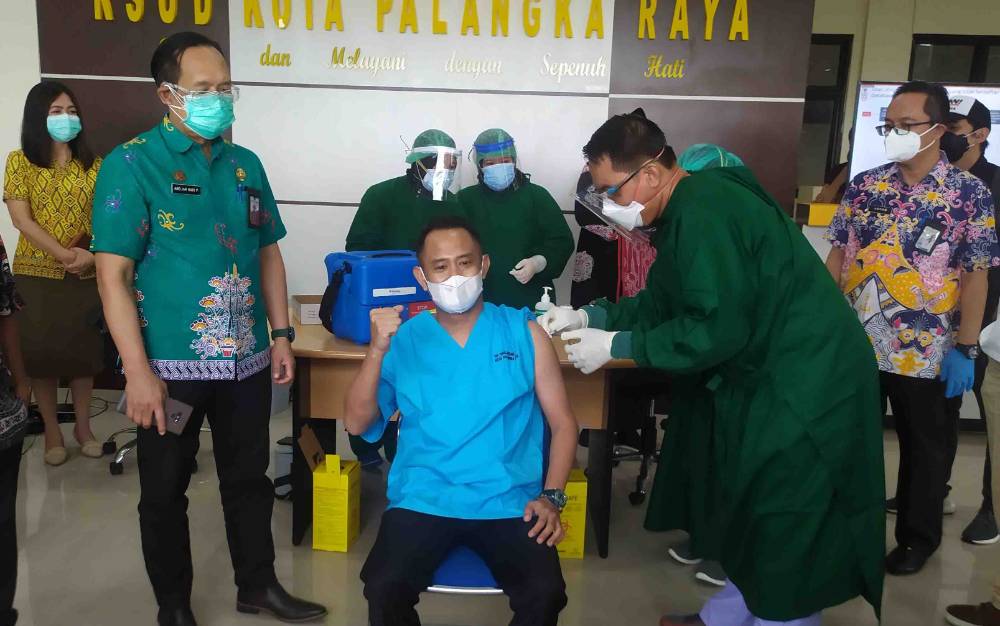 Vaksinasi Tahap 2 di Palangka Raya Digelar Akhir Februari 2021, Berikut Sasarannya