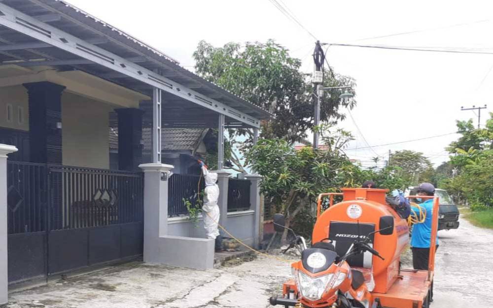 Satgas Covid-19 Kalteng Intensifkan Sterilisasi Kawasan Permukiman