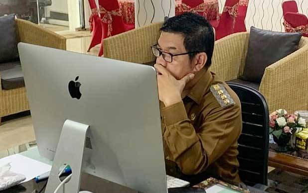 Bupati Barito Timur Sampaikan Arahan Secara Virtual dalam Musrenbang Kecamatan