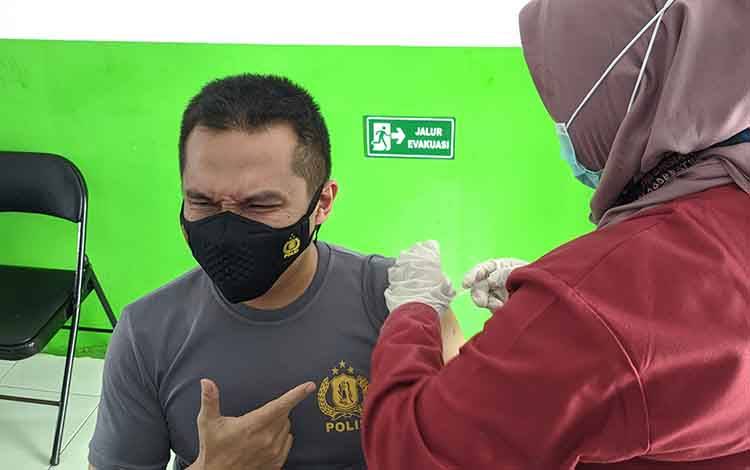 Usai Jalani Vaksin Covid-19, Kapolres Kotim Merasa Lebih Fit Dalam Beraktivitas