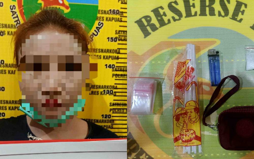 Satresnarkoba Polres Kapuas Tangkap Perempuan Ini Karena Simpan 4,76 Gram Sabu