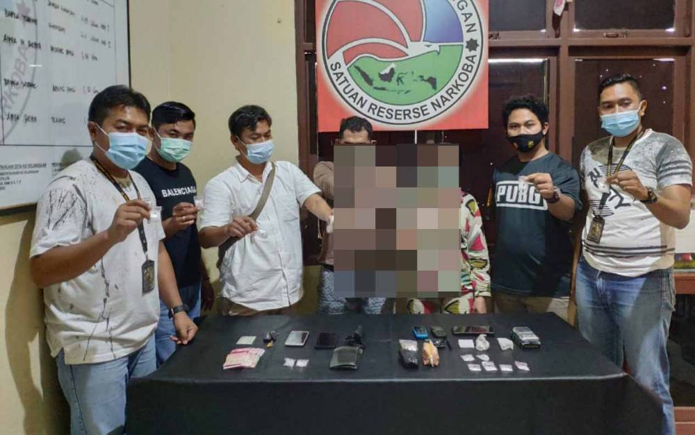Polres Katingan Tangkap 4 Bandar, Ratusan Gram Sabu Diamankan