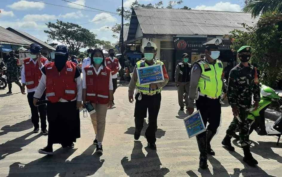 Satlantas Polres Sukamara Intensifkan Sosialisasi Protokol Kesehatan