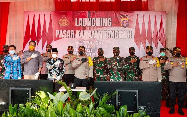 Asisten Setda Kalteng Hadiri Launching Pasar Kahayan Tangguh