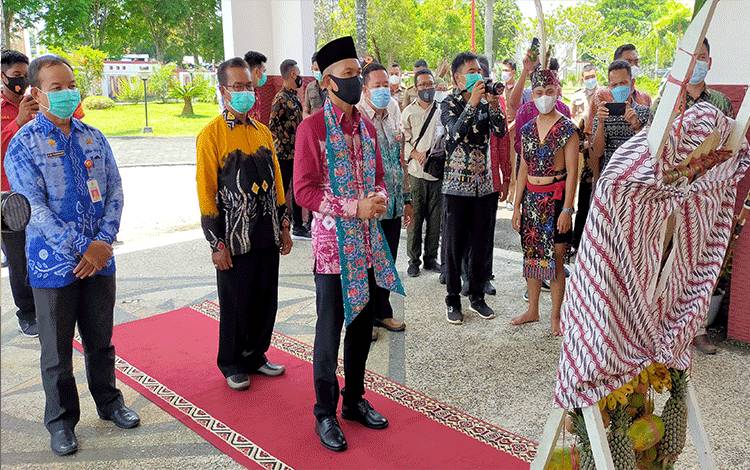 Bupati Murung Raya Terima Kunjungan Wakil Bupati Hulu Sungai Tengah