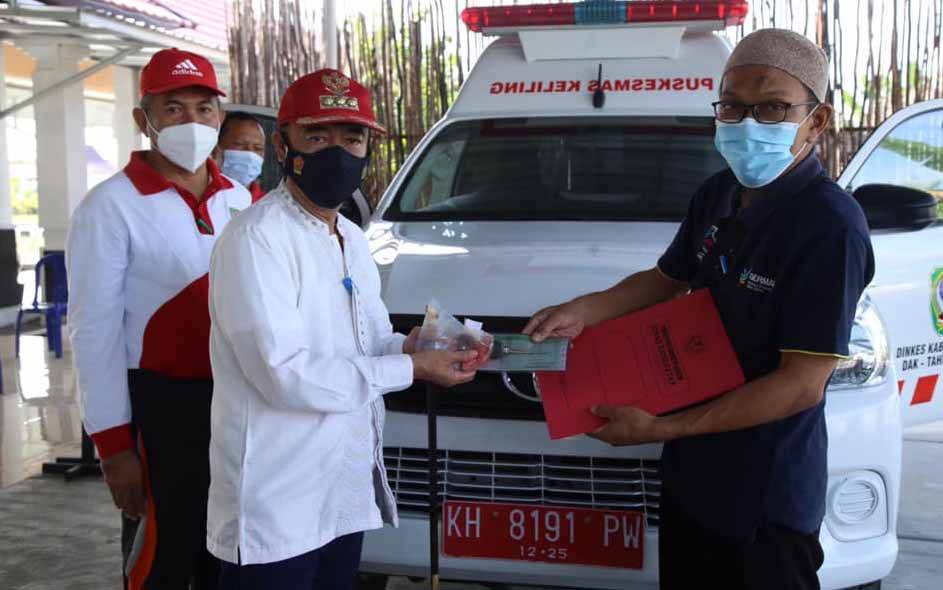 Sudah Terima Ambulans, Puskesmas Telaga Pulang Diharapkan Tingkatkan Pelayanan