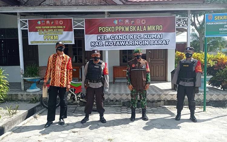 Posko PPKM Skala Mikro Mulai Didirikan Kumai