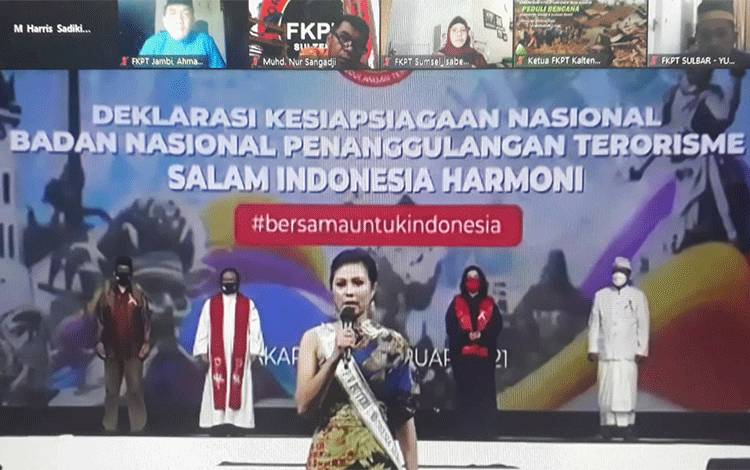 BNPT Deklarasikan Kesiapsiagaan Nasional Secara Virtual
