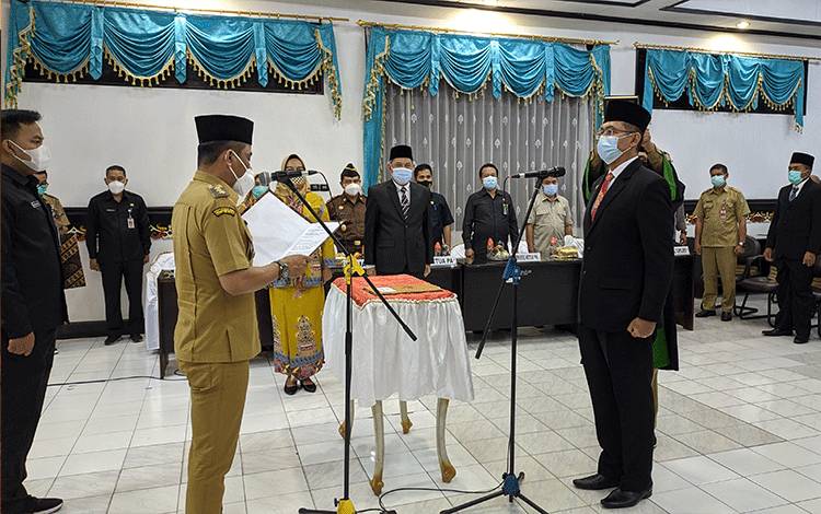 Pj Sekda Kotim Digantikan dari Suparmadi ke Ahmad Husain