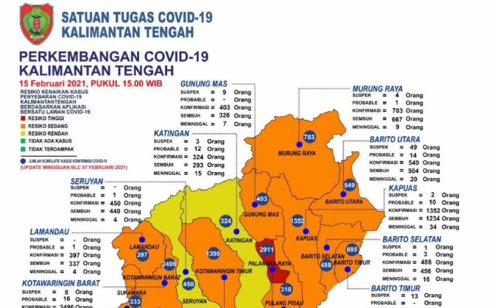 Kasus Baru Positif Covid-19 Bertambah 41