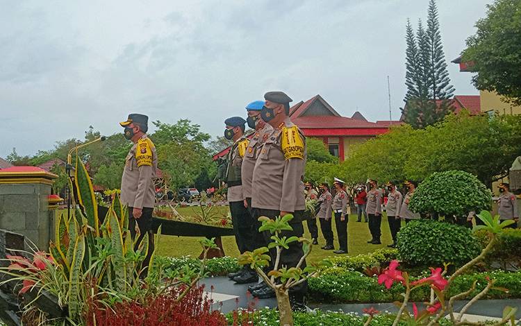 Polda Kalteng Apel Gelar Pasukan Antisipasi Keputusan MK Soal Sengketa Pilkada