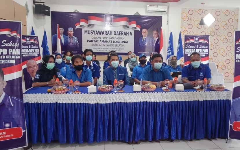 Ideham Kembali Terpilih Jadi Ketua DPD PAN Barito Selatan