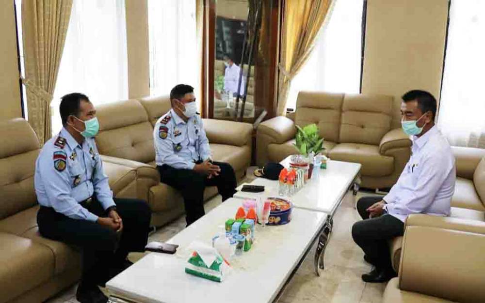 Wakil Bupati Barito Utara Terima Kunjungan Kalapas dan Bapas Muara Teweh
