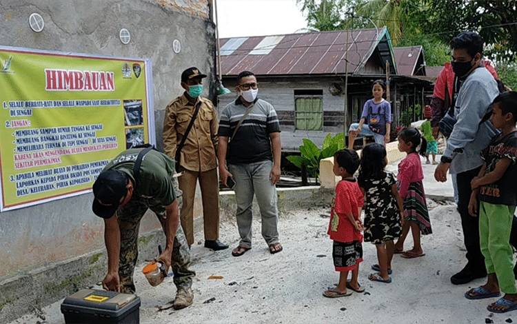 Kades Bangkuang Makmur Siapkan 120 Tandon Air Cegah Warga Diserang Buaya