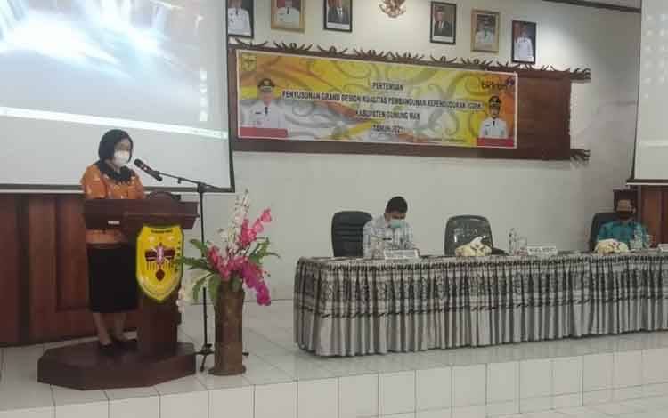 Grand Design Pembangunan Kependudukan Kabupaten Gunung Mas 2020-2035 Disusun