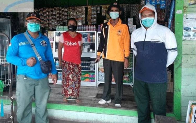 Satgas Kalteng Sosialisasikan Taat Gunakan Masker di Kelurahan Katimpun