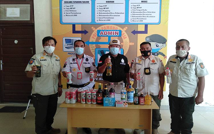 Satpol PP Katingan Temukan Penjual Miras Tidak Berizin