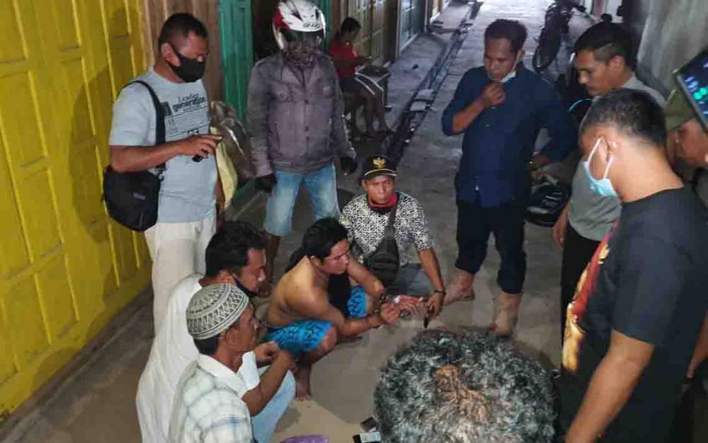 Polsek Hanau Ringkus Pengedar Sabu di Pasar Rungau Raya