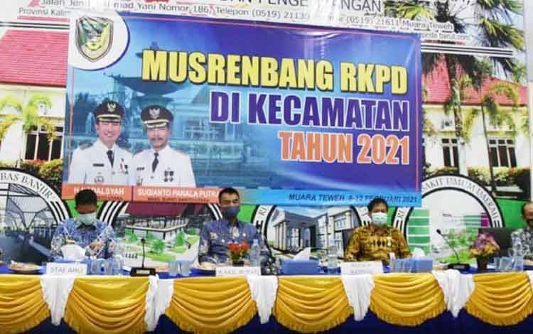 9 Usulan Prioritas di Musrenbang Kecamatan Gunung Timang