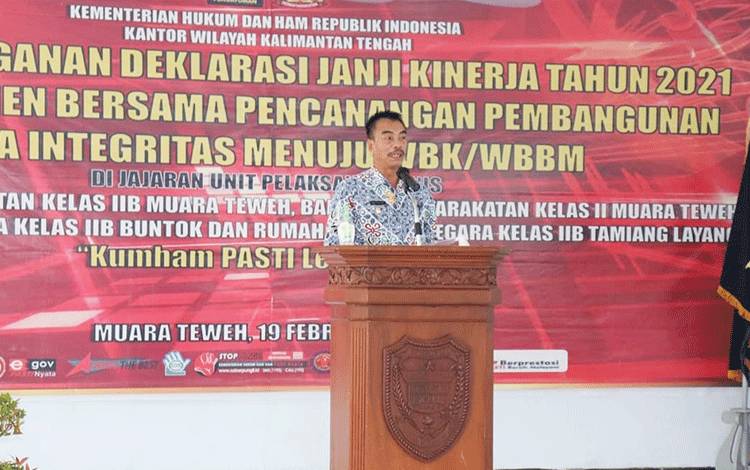 Ini Kata Wakil Bupati Barito Utara Terkait Zona Integritas?