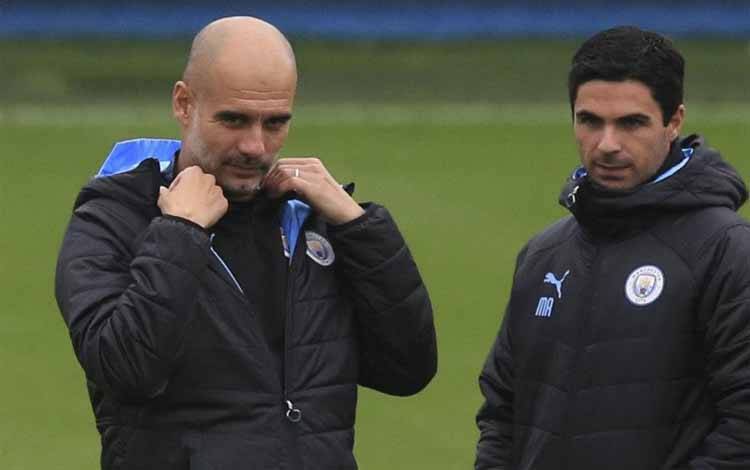 Guardiola Bantah Punya Peran di Balik Melesatnya Karir Arteta