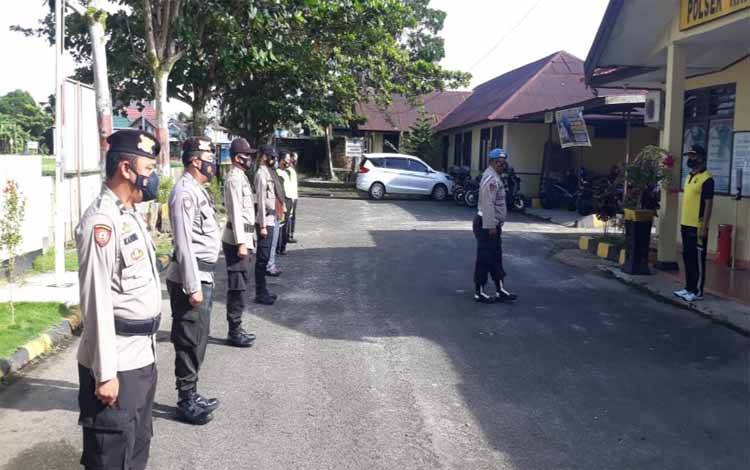 Ini Pesan Kapolsek Katingan Hilir Terkait Penertiban Prokes