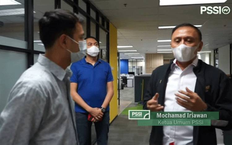 Raffi Ahmad Sambangi PSSI dukung Piala Menpora