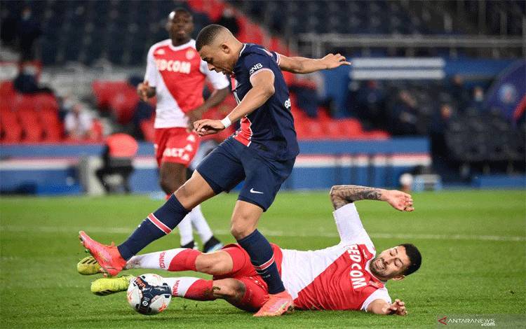 PSG Dipecundangi Monaco 2-0 di Kandangnya Sendiri