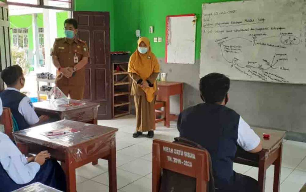69 Persen SMP Sederajat di Kotim Laksanakan Pembelajaran Tatap Muka