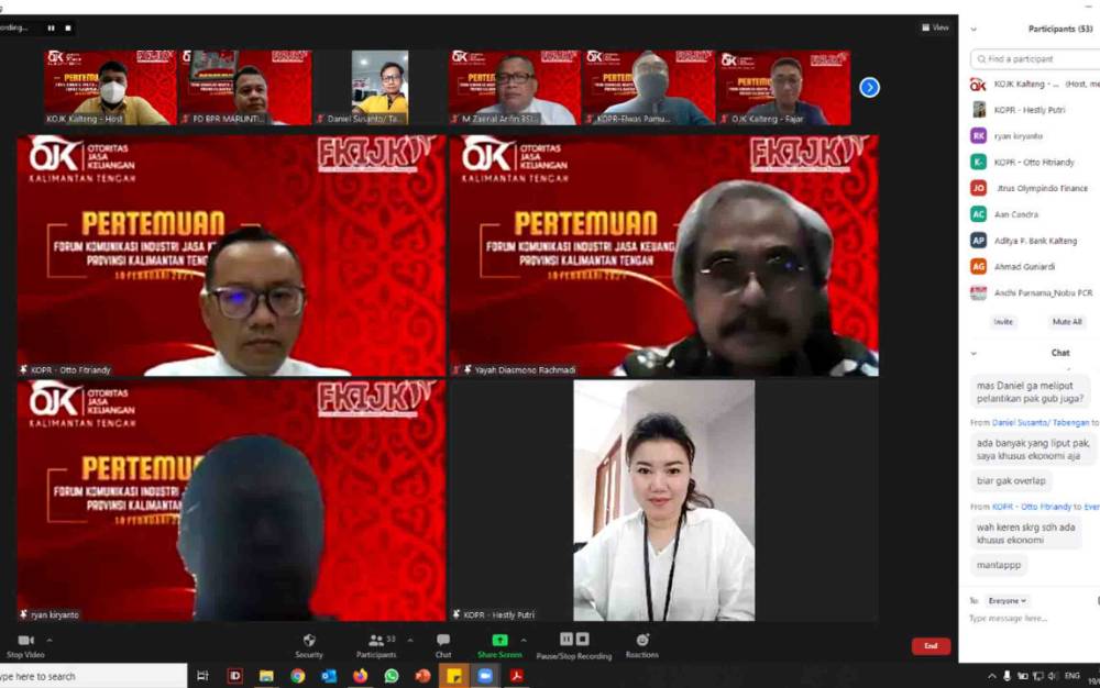 Kondisi Jasa Keuangan yang Positif Berarti Pandemi Tidak Membatasi Gerak Masyarakat