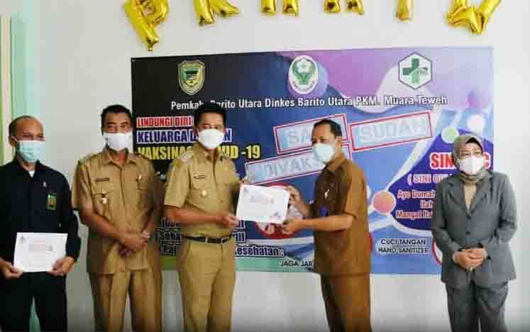 Kabupaten Barito Utara Kekurangan Vial Vaksin Dosis Kedua untuk Tenaga Kesehatan