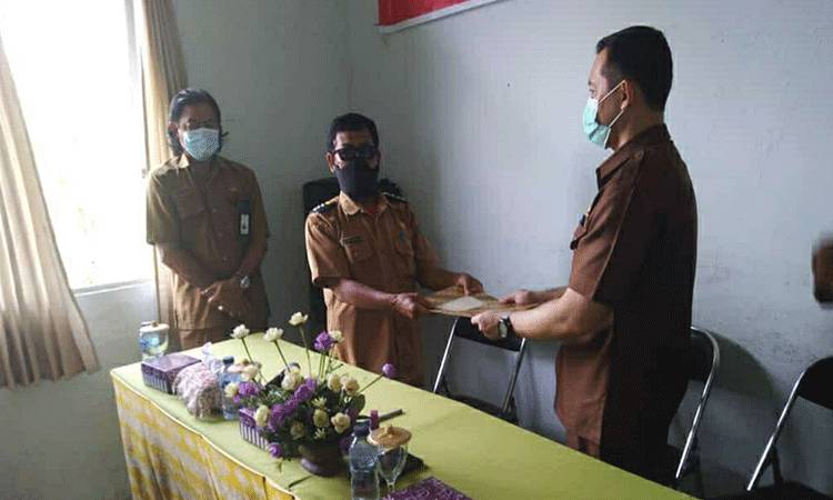Camat Bataguh Berganti, Ini Pesan Pejabat Lama