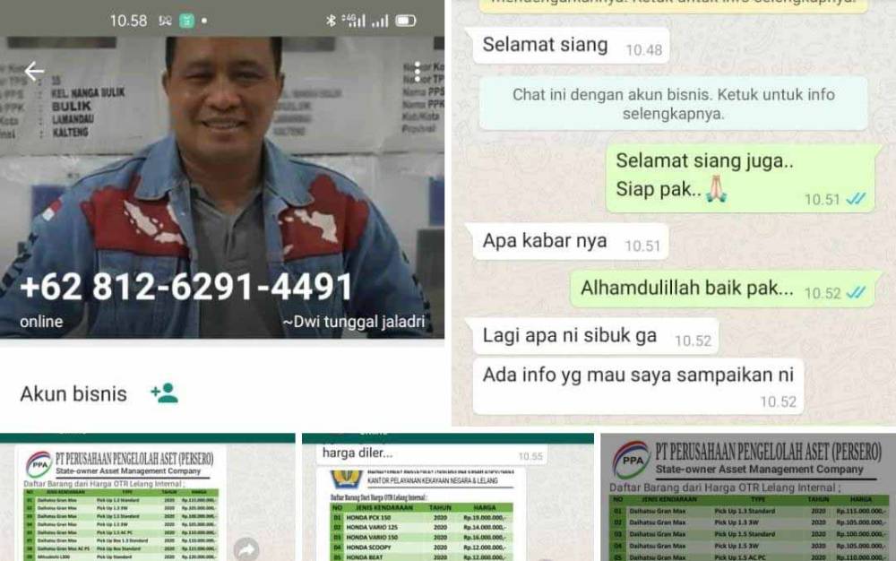 Nama Kapolresta Palangka Raya Dicatut untuk Menipu