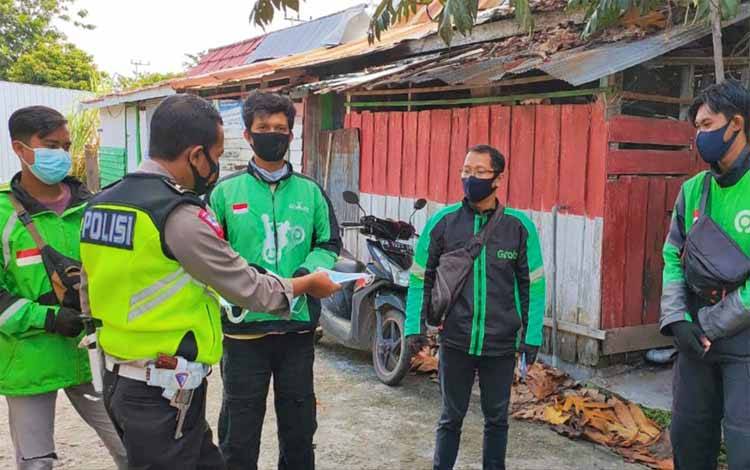 Satlantas Polresta Palangka Raya Patroli Sambil Sosialisasi Prokes