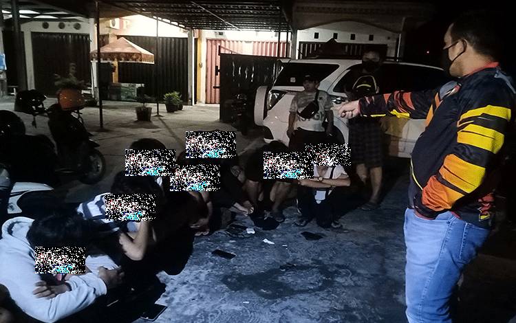 Belasan Remaja Diamankan Polisi Saat Balapan Liar di Palangka Raya