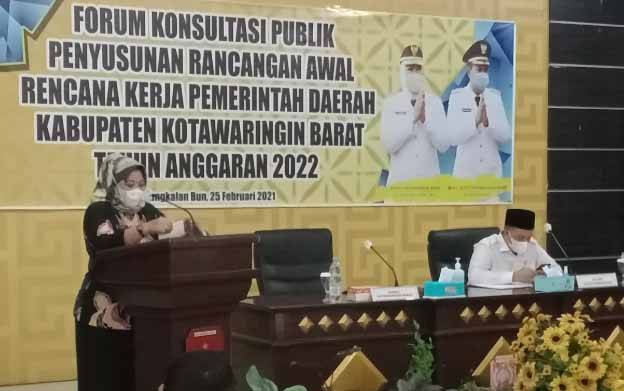 Pemkab Kobar Gelar Konsultasi Publik RKPD Tahun 2022