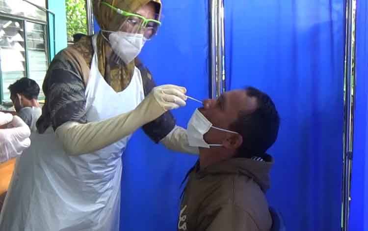 40 Warga Pelanggar Prokes Tak Pakai Masker di Sampit Jalani Swab Antigen, Semuanya Non Reaktif