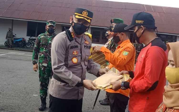 Polres Barsel Gelar Apel Sosialisasi Maklumat Kapolda Tentang Karhutla