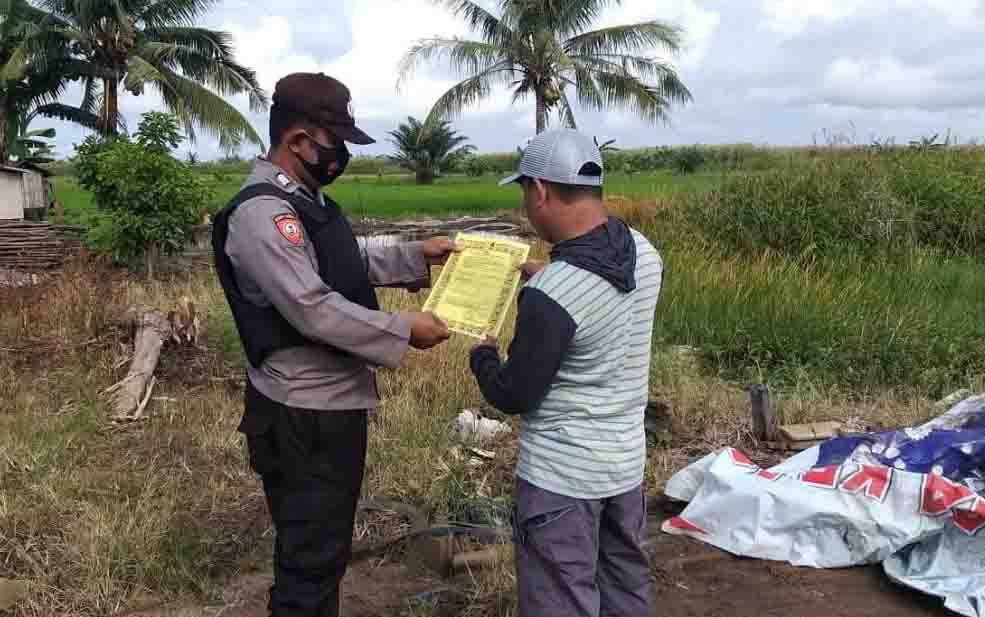 Maklumat Kapolda Kalteng Gencar Disosialisasikan Polsek Seruyan Hilir
