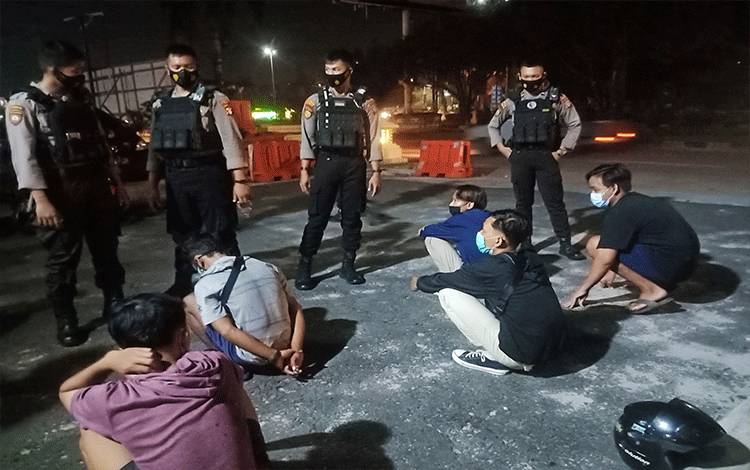 Polisi Kembali Amankan Para Pemuda Terlibat Balapan Liar di Palangka Raya