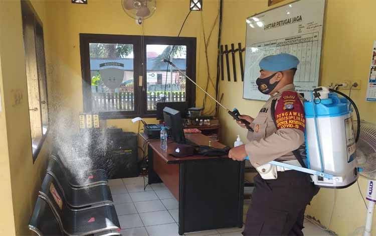 Mapolsek Seruyan Hilir Disterilisasi, Ini Tujuannya