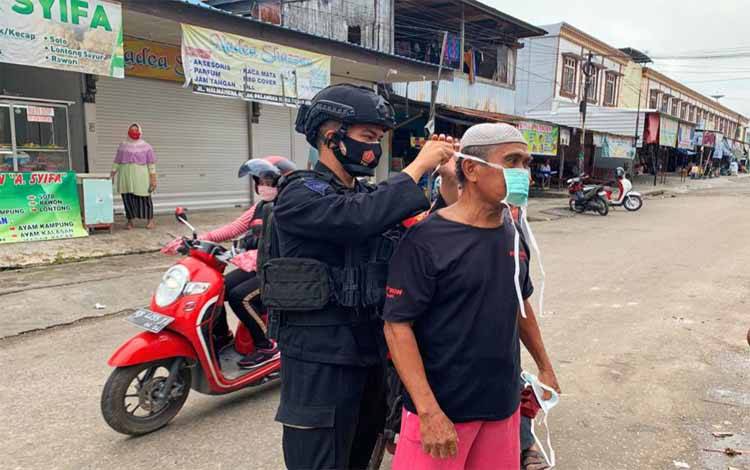 Operasi Aman Nusa II di Palangka Raya Terus Tegakan Prokes