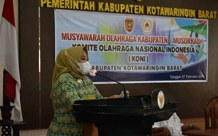 Terpilih Sebagai Ketua KONI, Nurhidayah Siap Majukan Prestasi Olaharaga Kobar